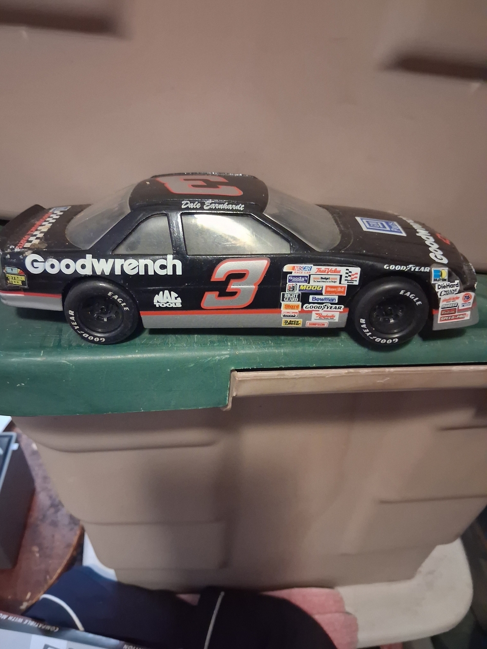 Nascar Goodwrench #3 Black and Red Die-Cast Race Car